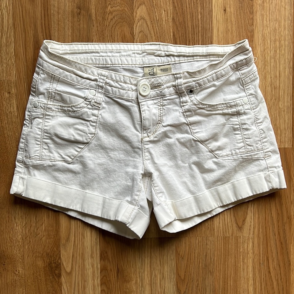 Younique Brand | White Utility/Cargo Shorts